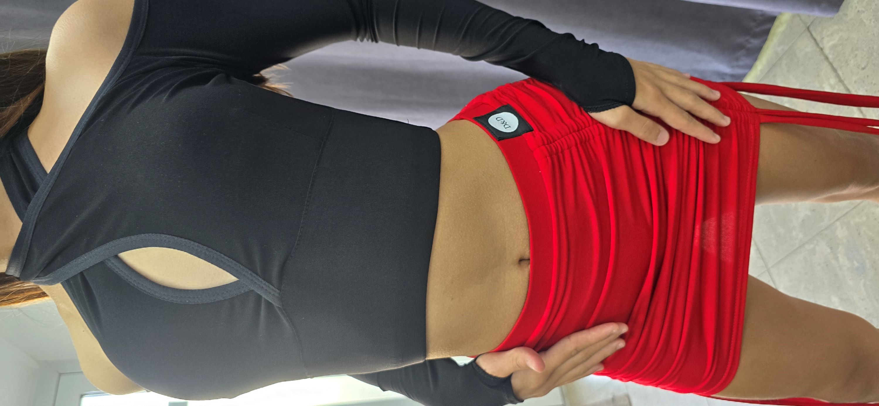 Юбка с завязками