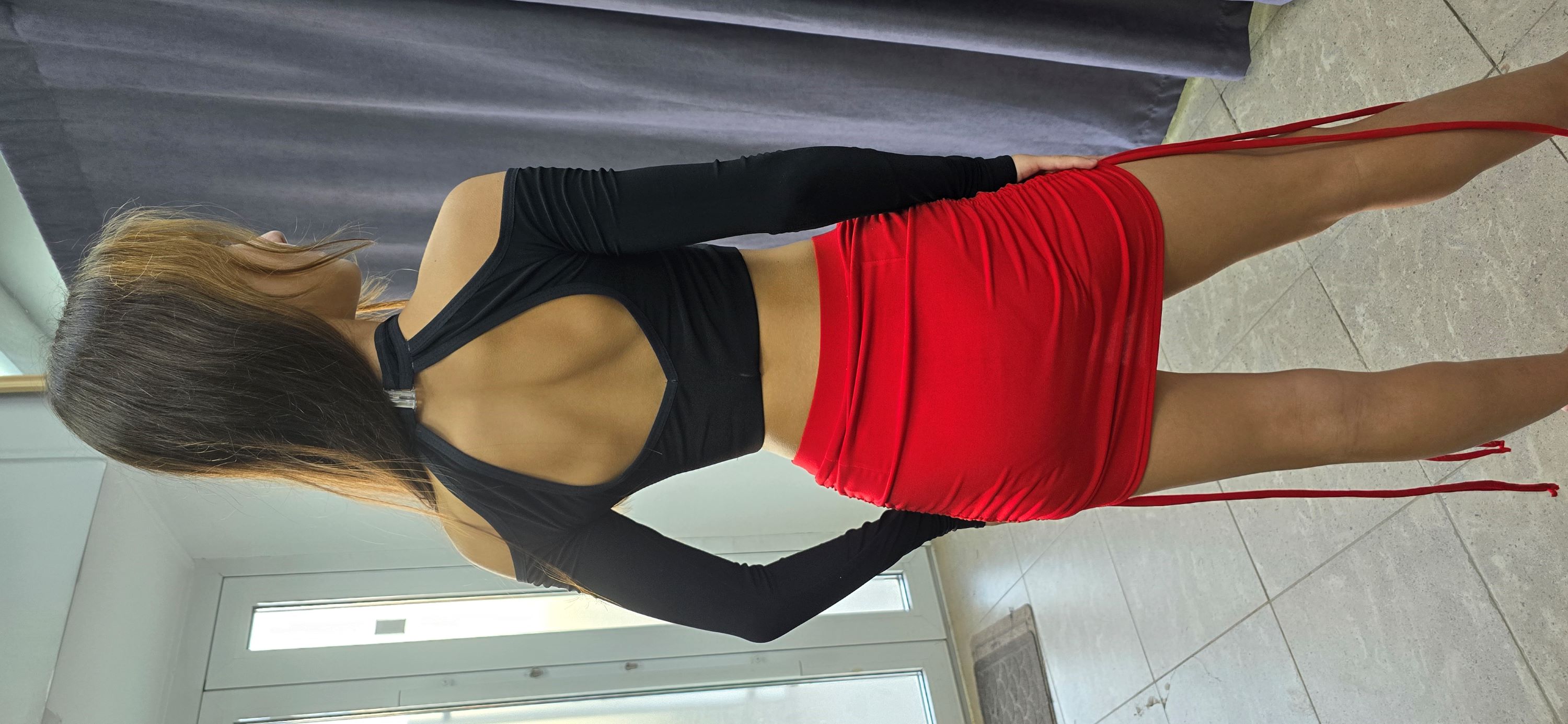 Юбка с завязками