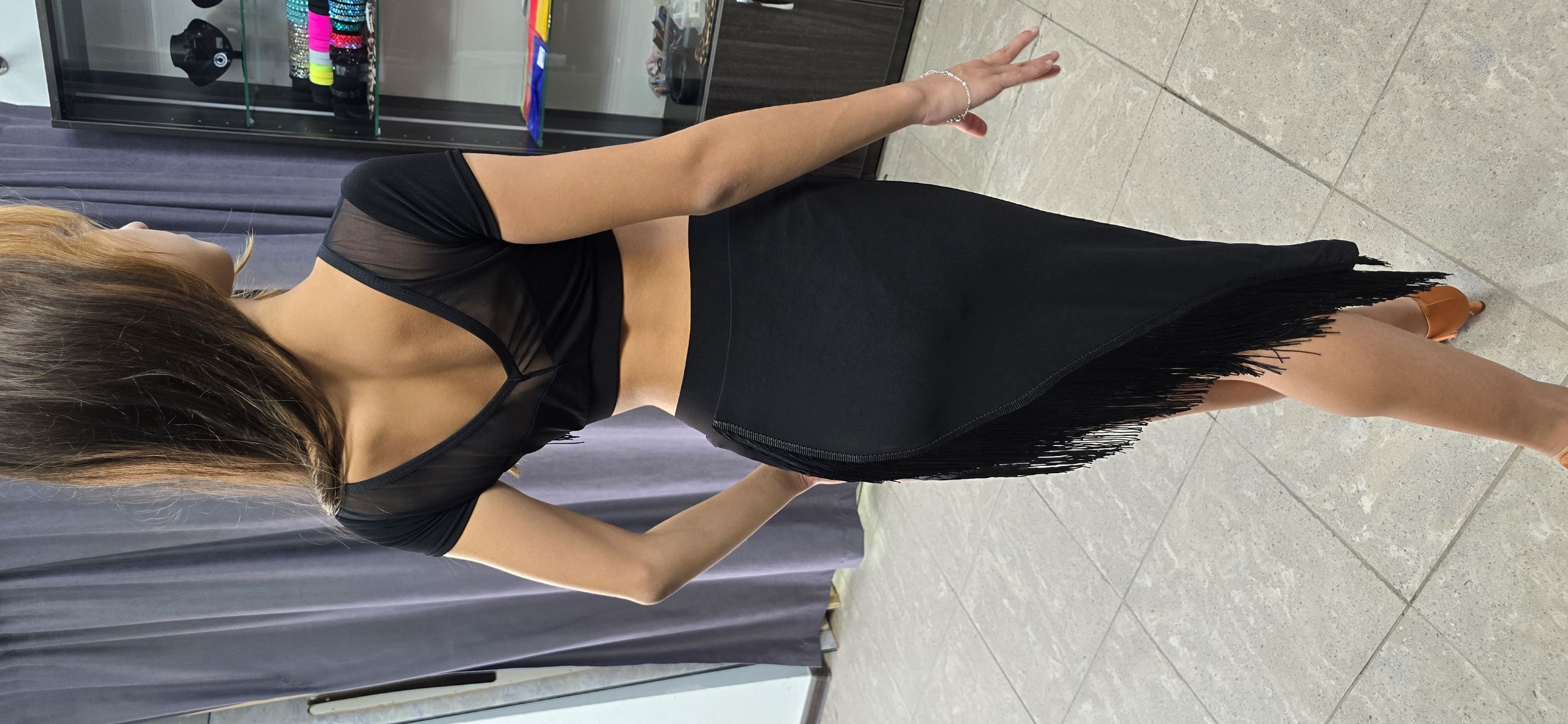 Юбка с бахромой