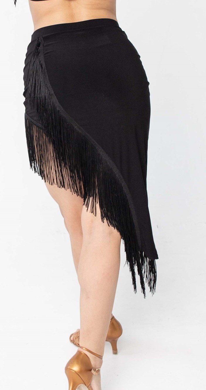 Юбка с бахромой